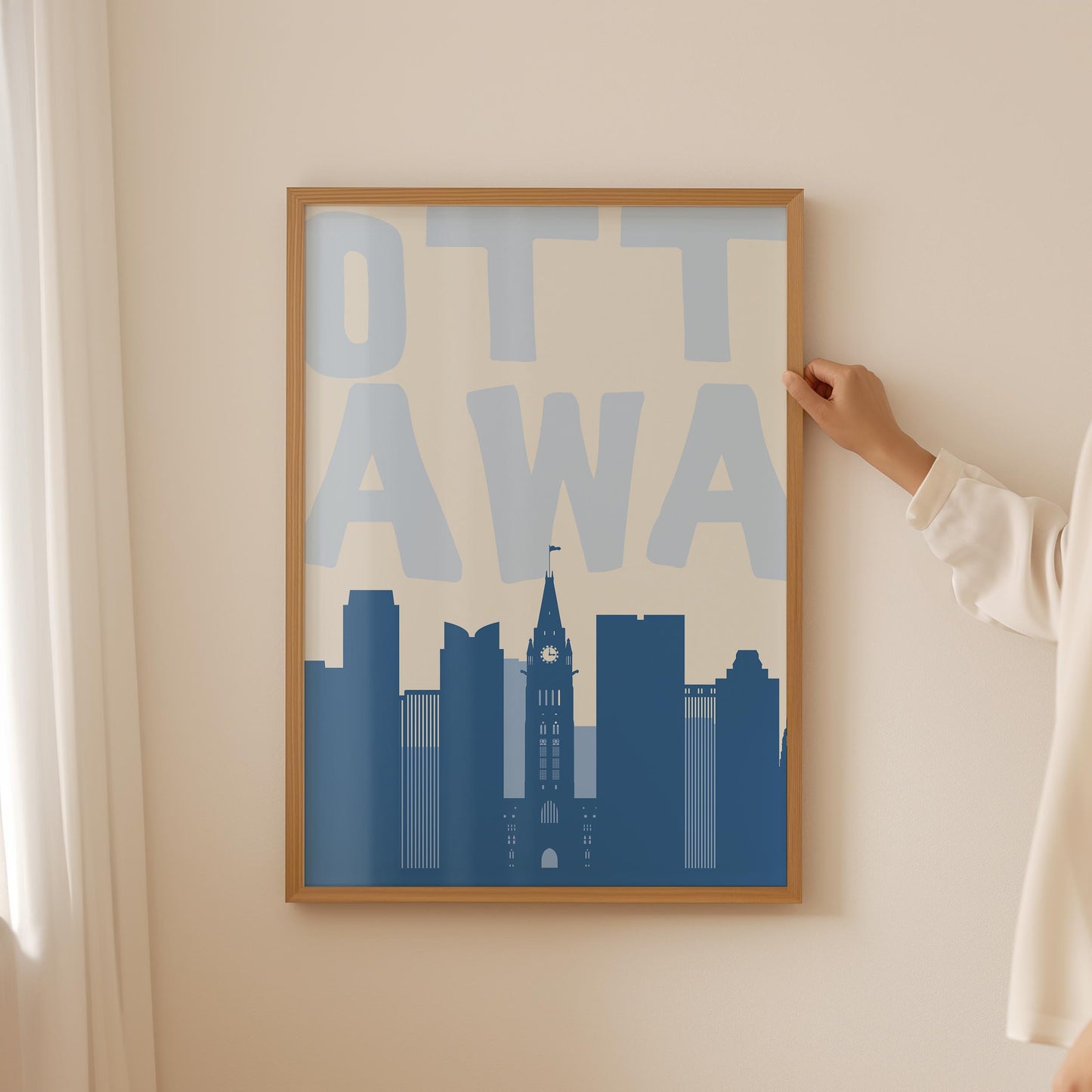 Ottawa Skyline Blue