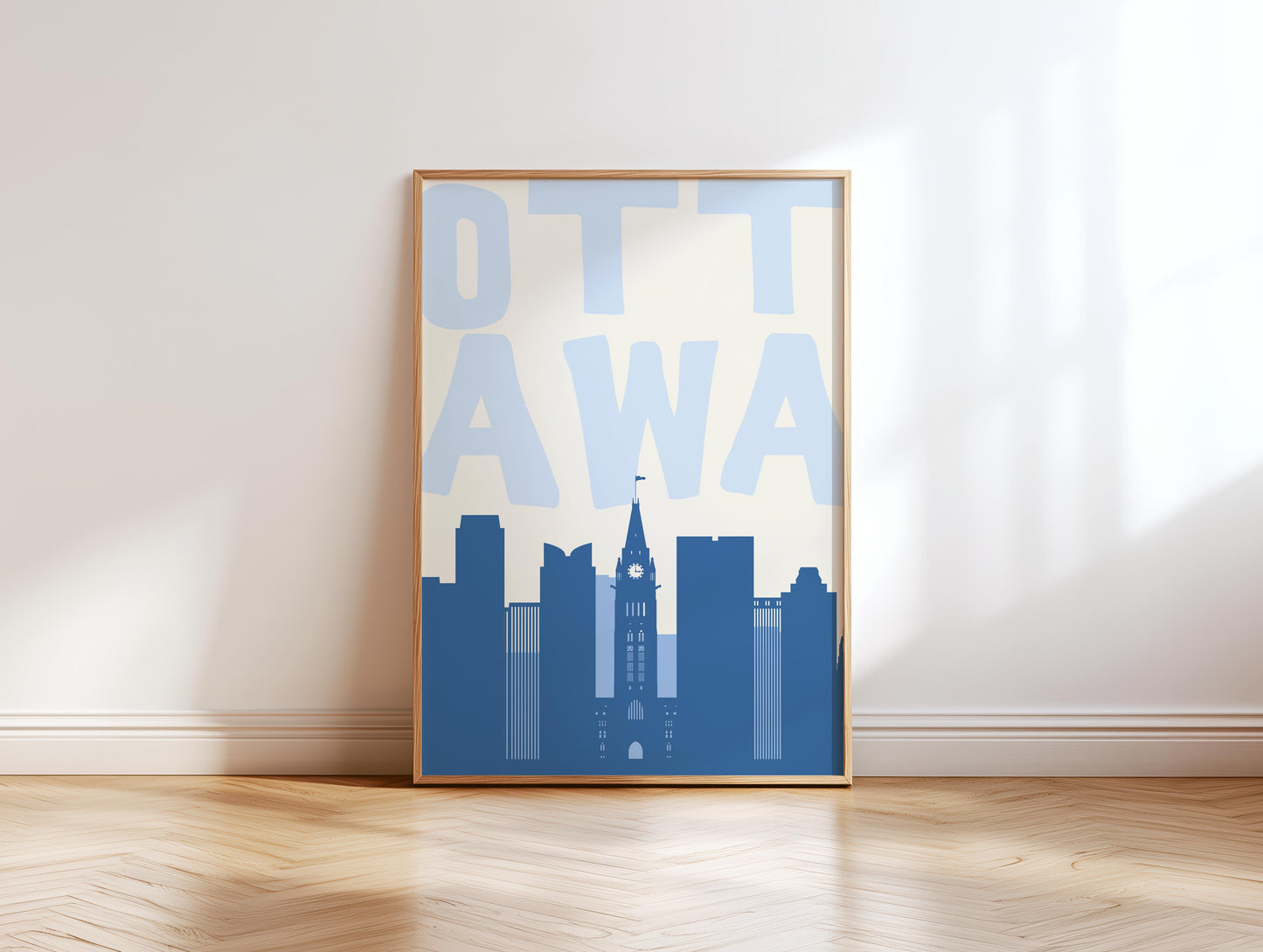 Ottawa Skyline Blue
