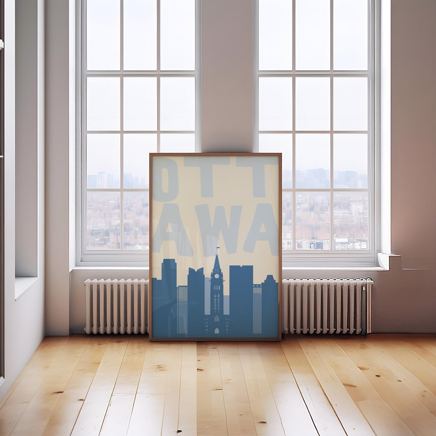 Ottawa Skyline Blue