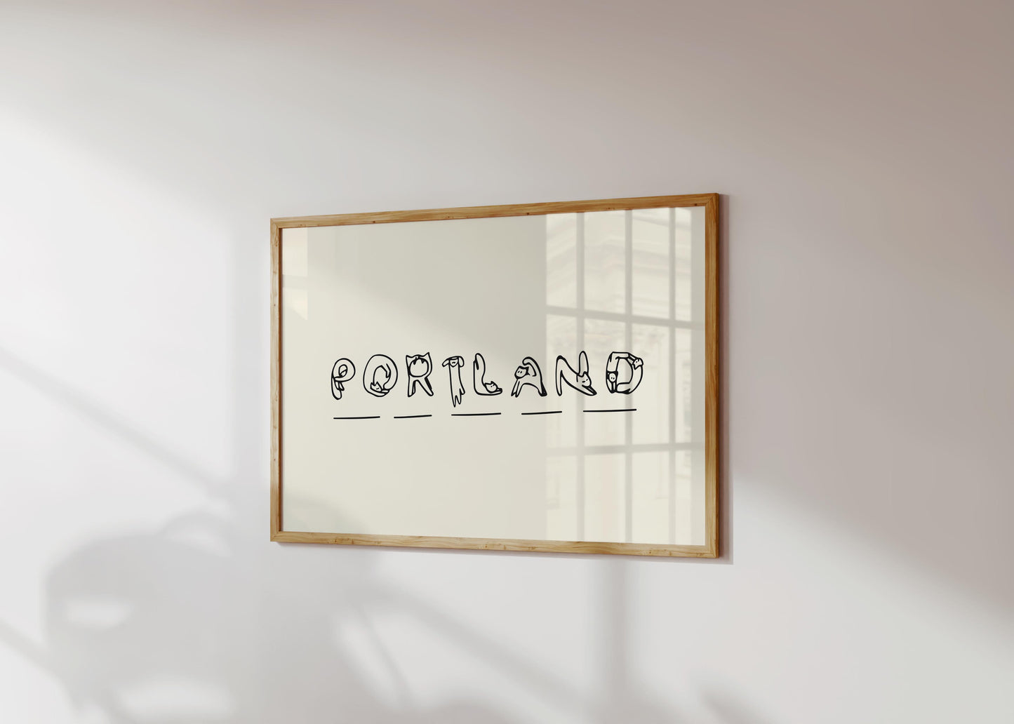 Quirky Portland Printable Wall Art