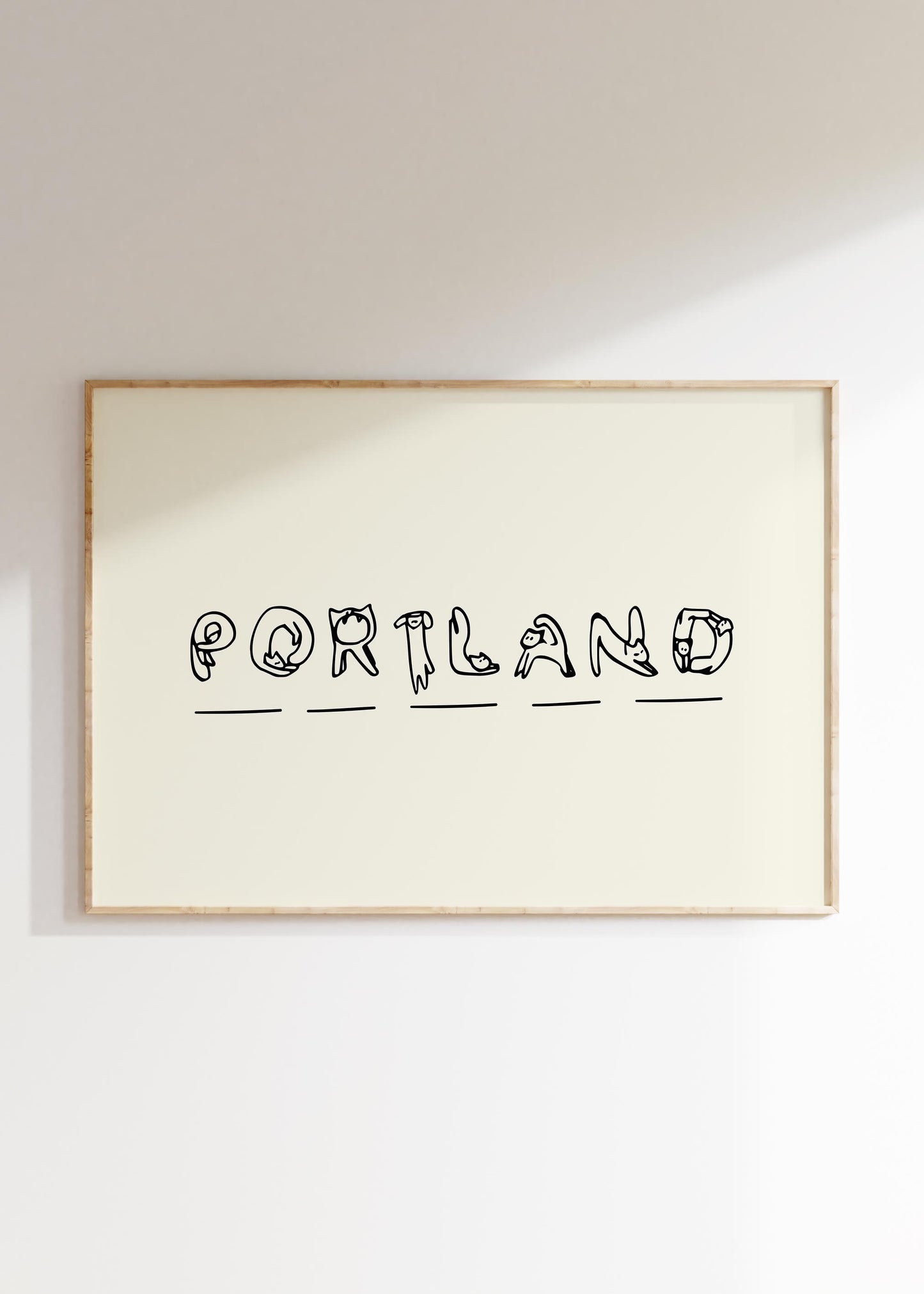 Quirky Portland Printable Wall Art