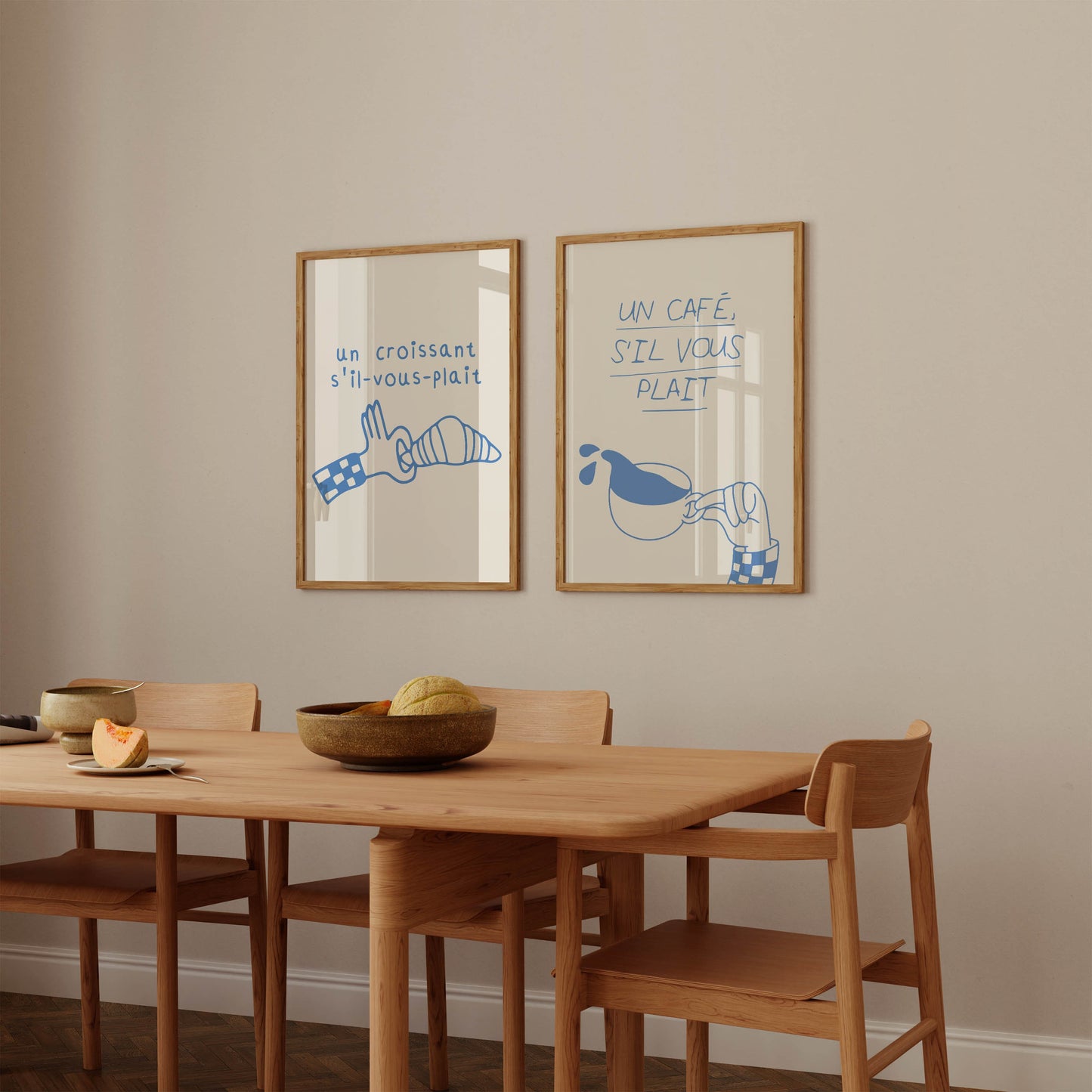 French Cafe - Set of 2