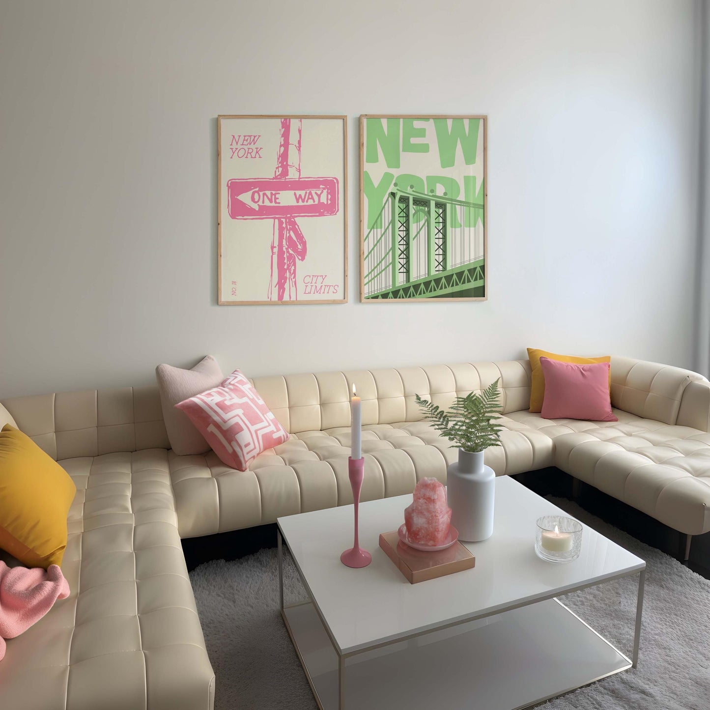 New York Street - Set Of 2