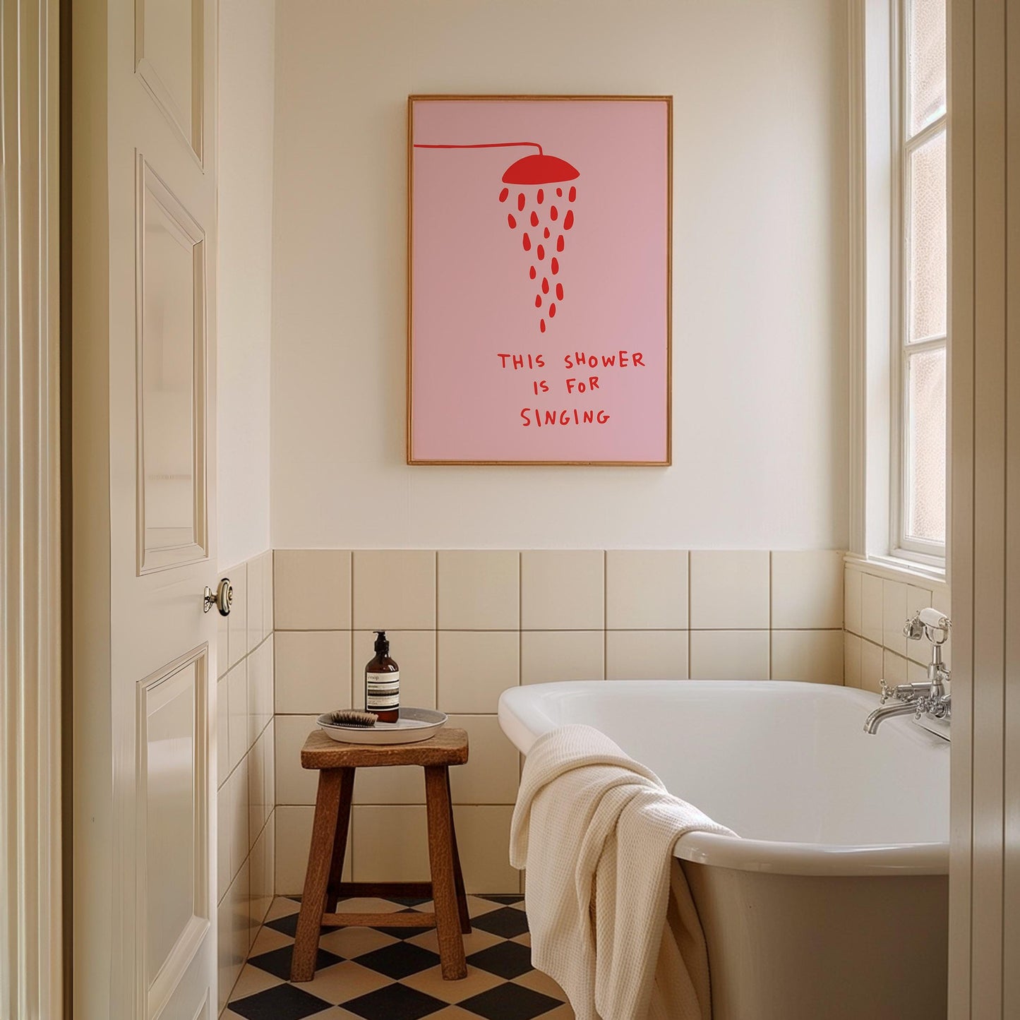 Shower Singing Pink