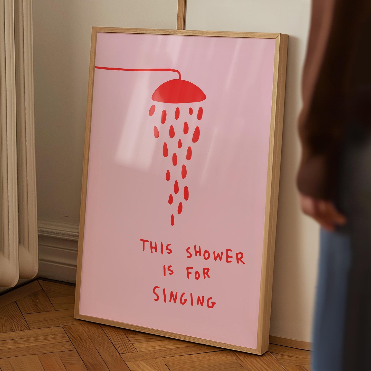 Shower Singing Pink