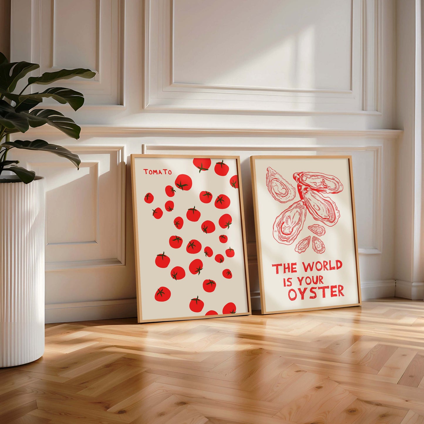 Red Kitchen Art - Set Of 2