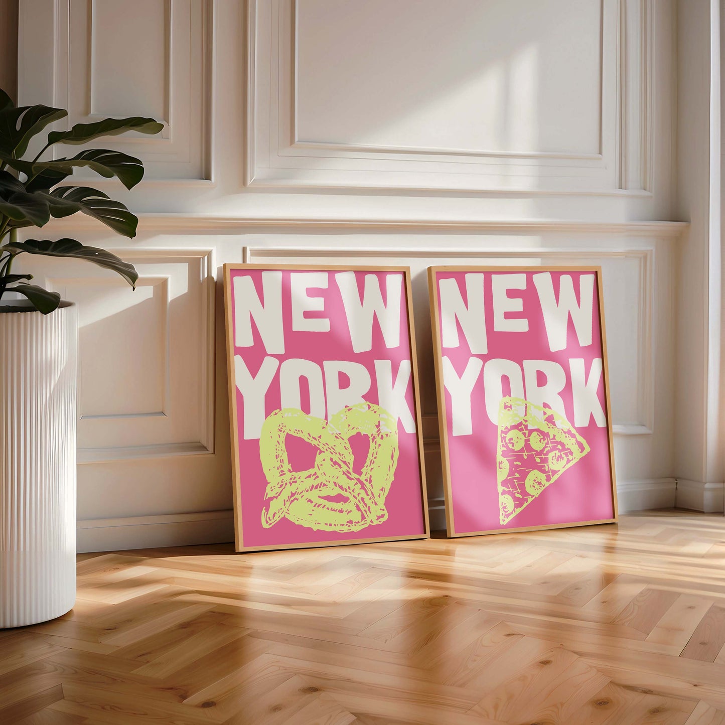 New York Food - Set Of 2