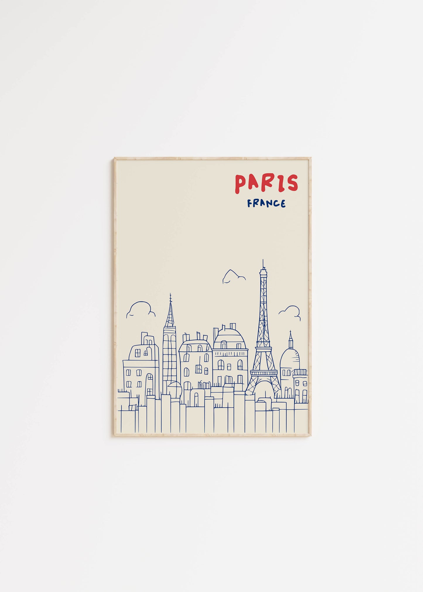 Paris France Skyline