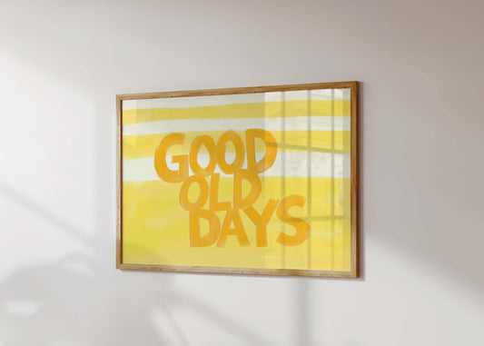 Good Old Days Yellow
