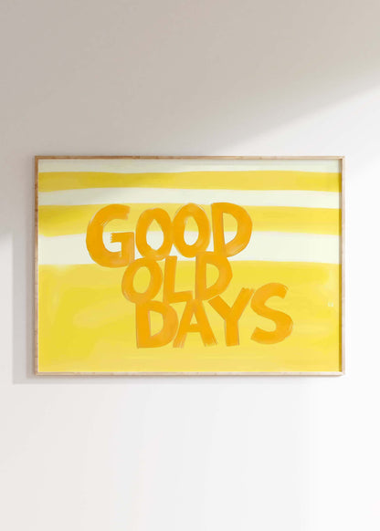Good Old Days Yellow