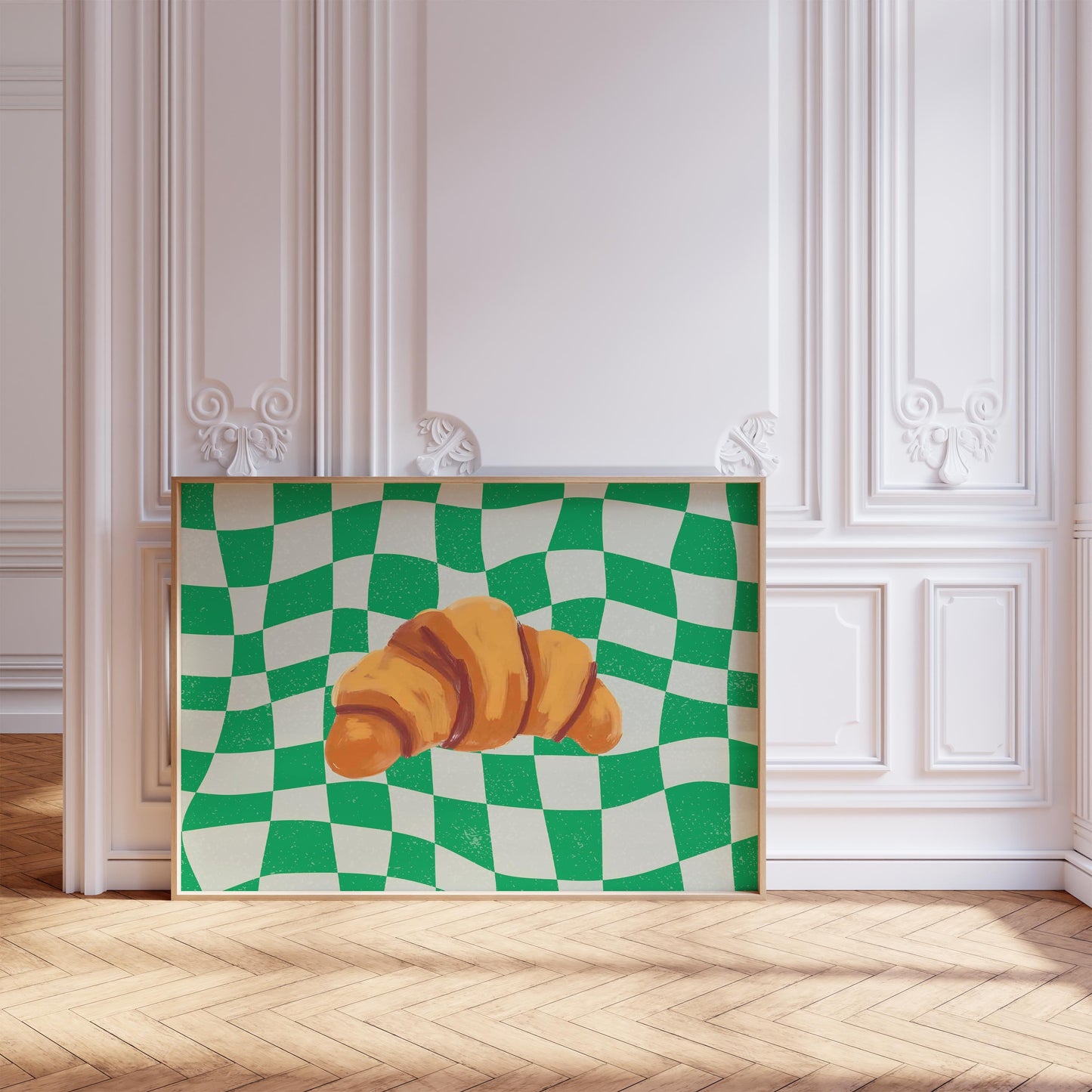 Croissant & Pizza - Set Of 2