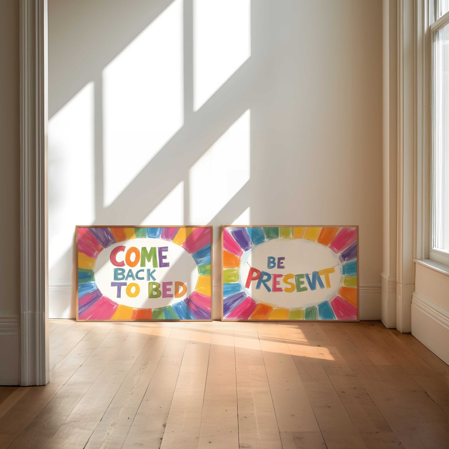 Colorful Quote Prints - Set Of 2
