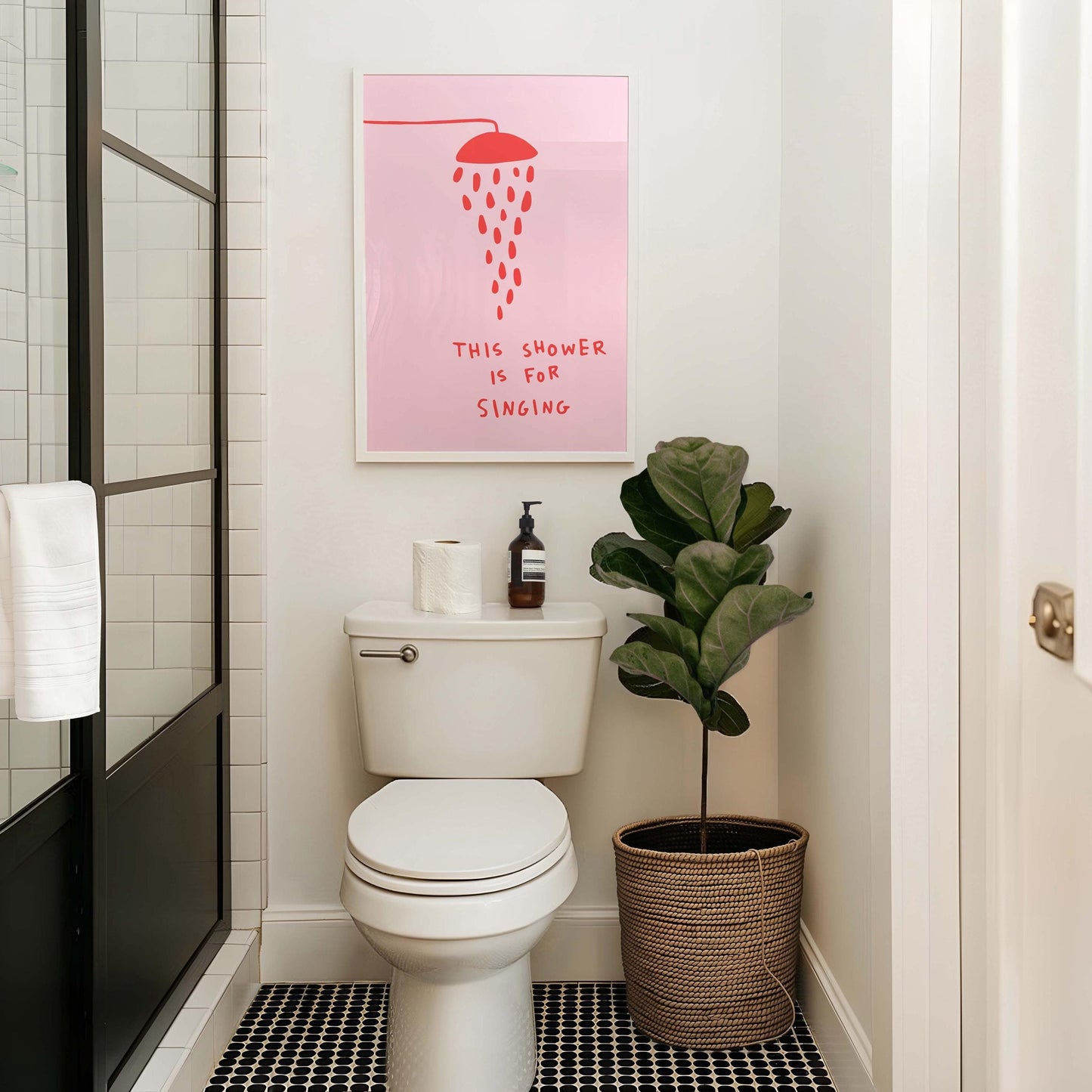 Shower Singing Pink
