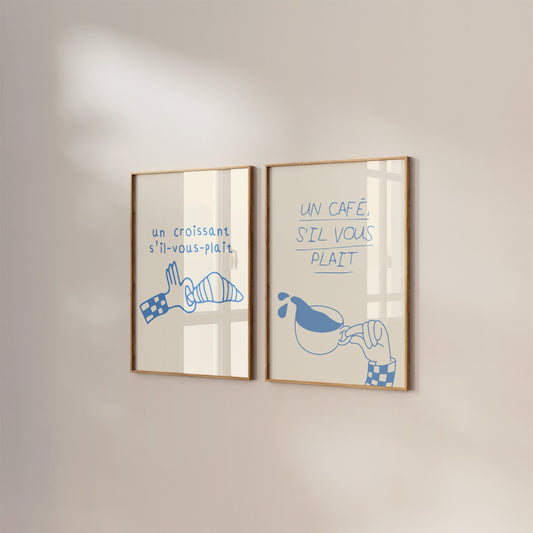 French Cafe - Set of 2