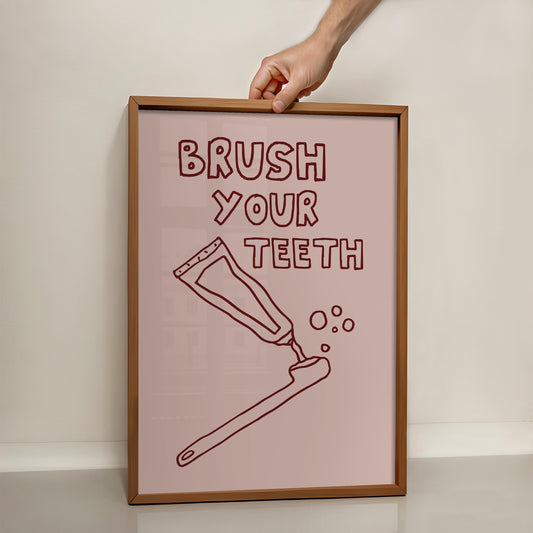 Brush Your Teeth Pink