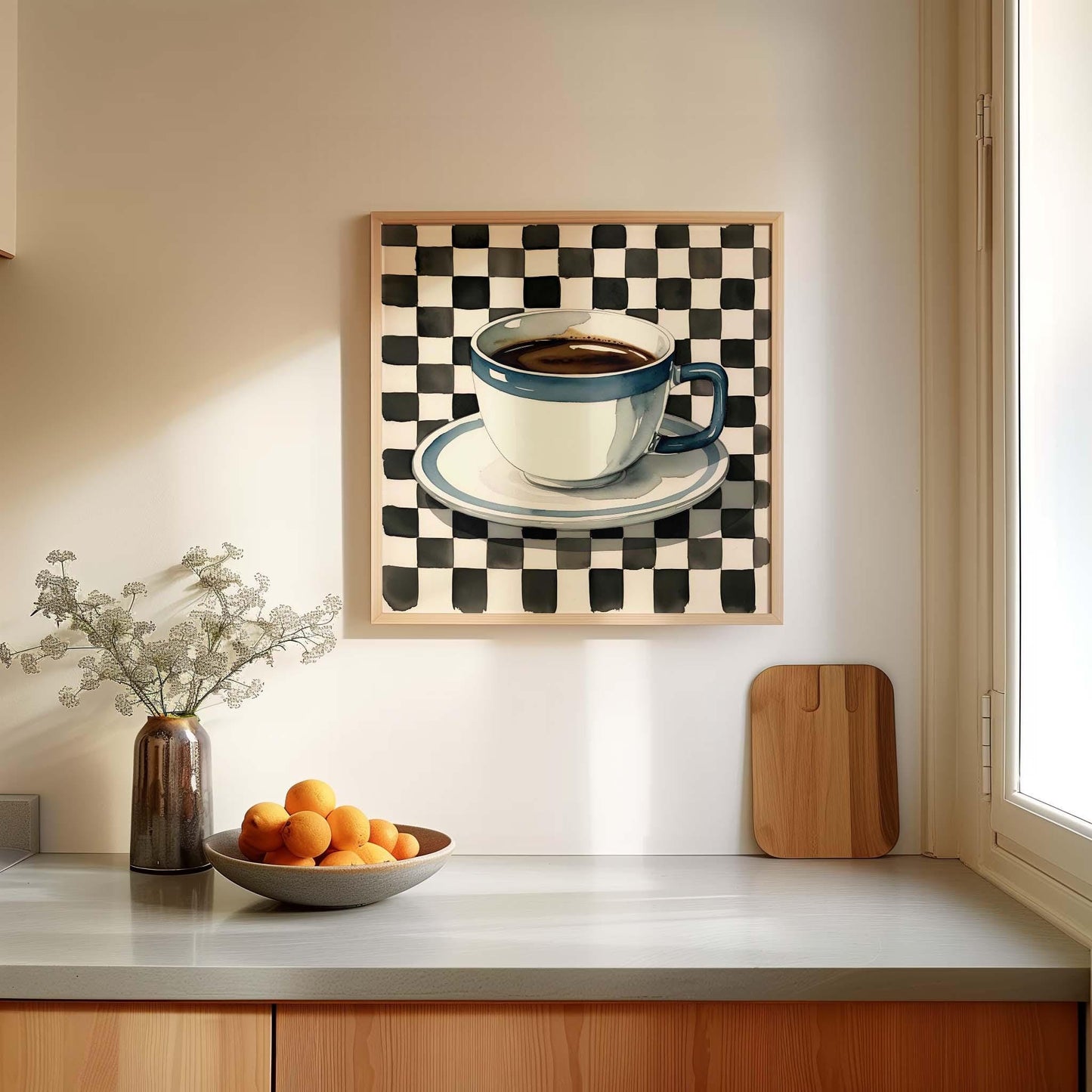 Coffee Checkerboard