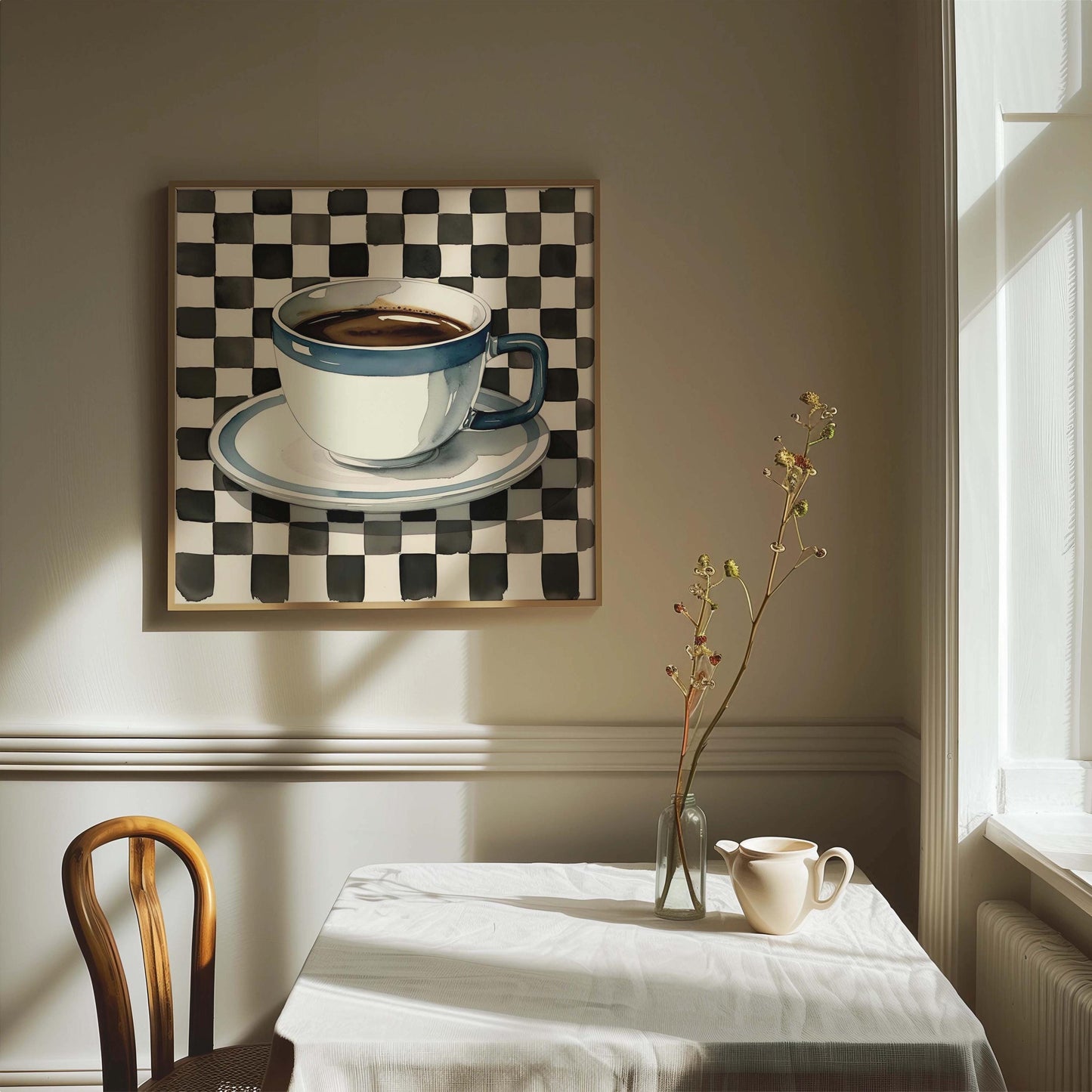 Coffee Checkerboard