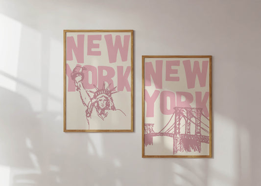 New York Icons - Set Of 2