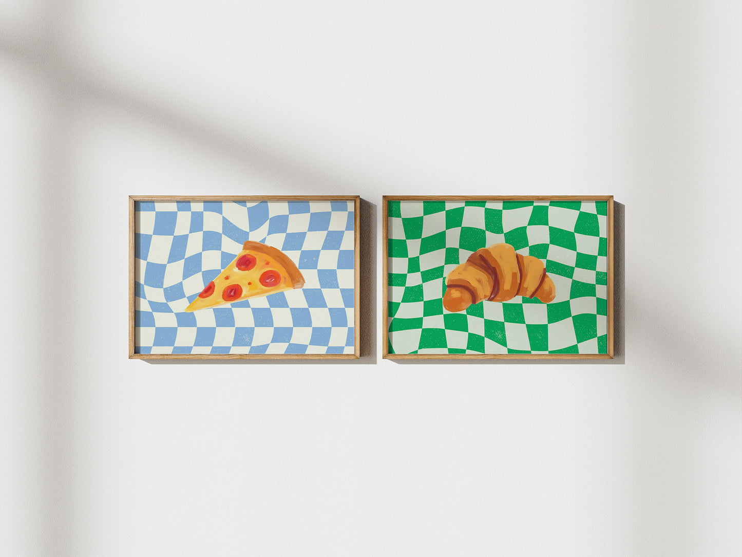 Croissant & Pizza - Set Of 2